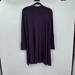 LOFT Womens Dress Small Lounge Casual Stretchy Knit Long Sleeves Preppy New